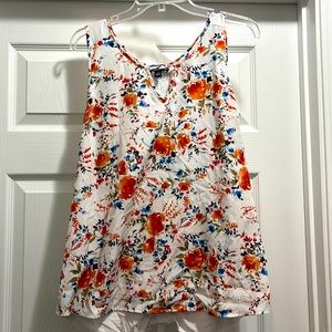 Market & Spruce XL sleeveless keyhole blouse